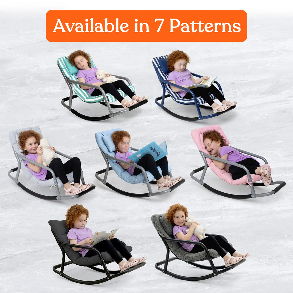 Sensory Rocking Chair for Kids – Soft & Comfortable Rocker for Play, Reading & Relaxing